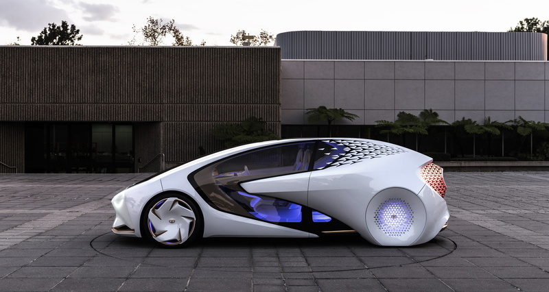 Autonomous car, Toyota Concept-i, Future car, 4K, 4K