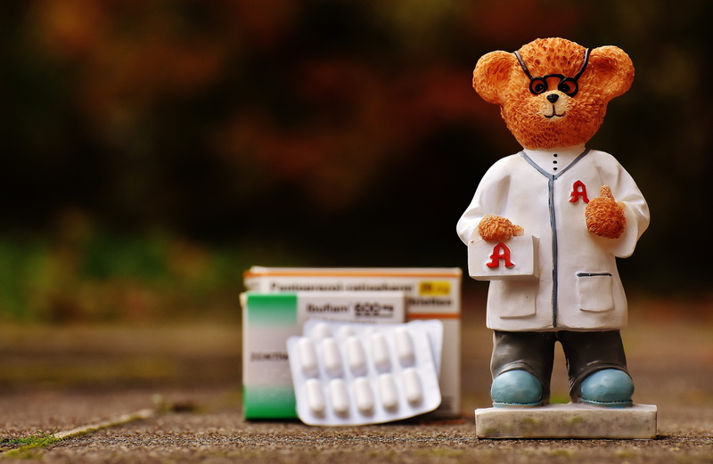 toy, creativity, no people, male likeness, profession, gray, sweet, figure, funny, figurine, food, representation, focus, bear, 5K, pharmacist, shallow