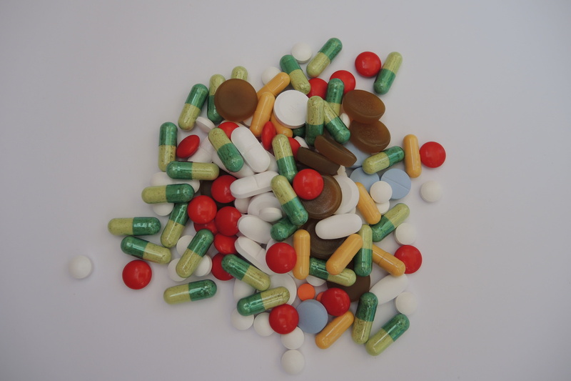 abundance, drug, medicines, white background, the pill, multi colored, medications, directly above, 4K, close-up, dose, excess, no people, treat yourself