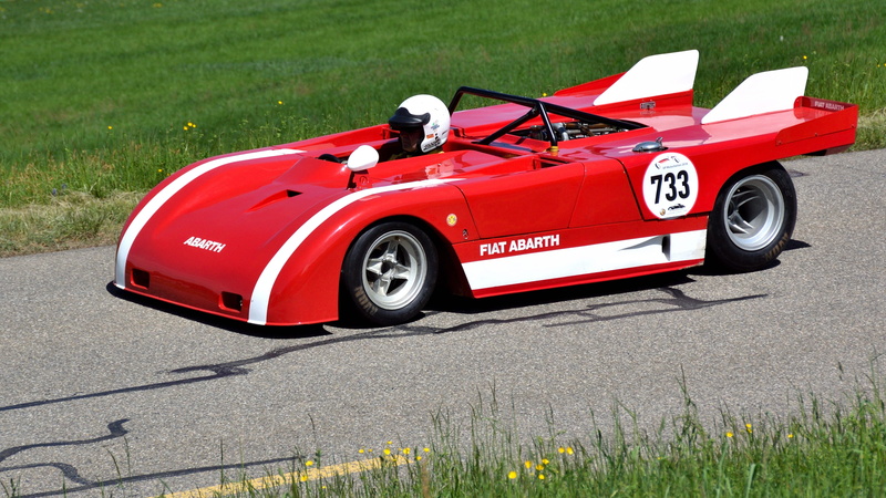 motorsport, sports car, sports race, car, toy, sport, transportation, competitive sport, hillclimb, land vehicle, nature, competition, day, fiat abarth proto se 021