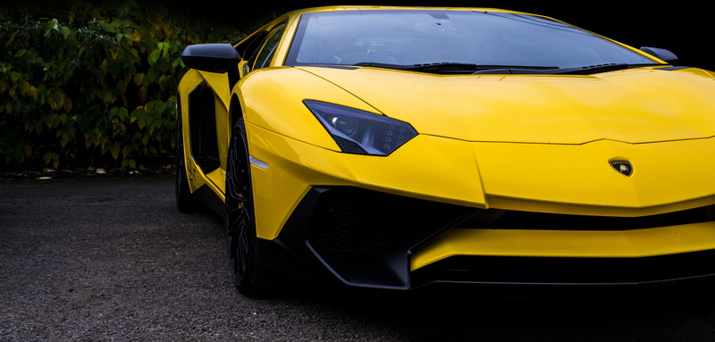 wheel, land vehicle, no people, fast, nature, taxi, 4K, loud, headlight, stationary, aventador, malton, day, yellow taxi, supercar, parking, travel, yellow