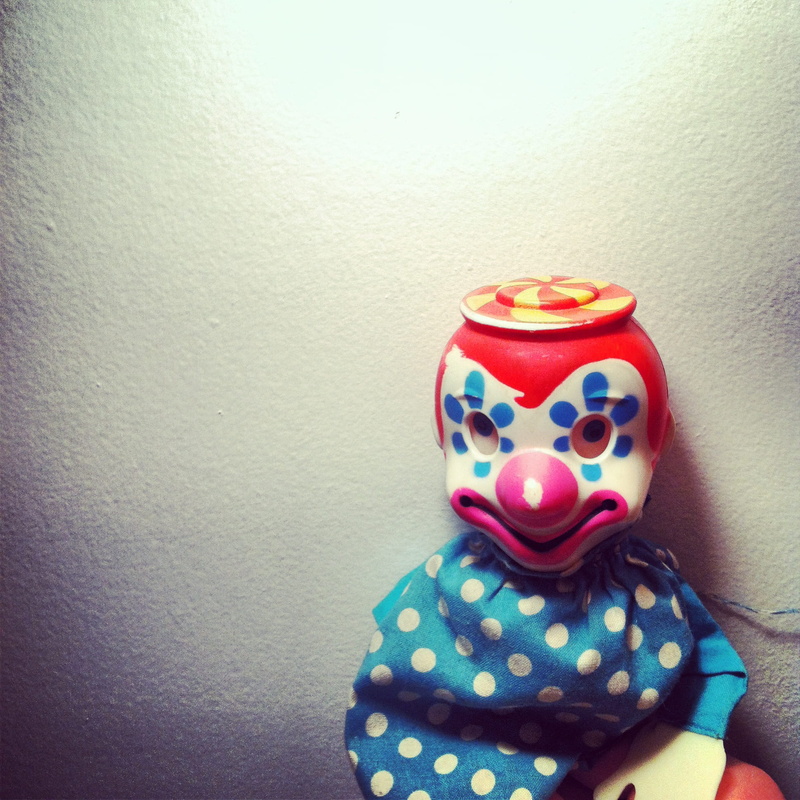 close-up, table, still life, vignette, disguise, craft, wall, 1080P, clown, fear, indoors, representation, creativity, horror, no people, decoration, wall - building feature