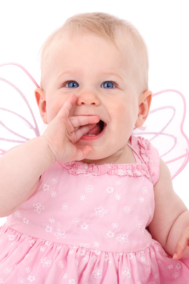 smiling, girl, face, young, kid, baby, child, looking at camera, floral, happiness, cute, facial Expression, fairy, toddler, caucasian Ethnicity, beautiful