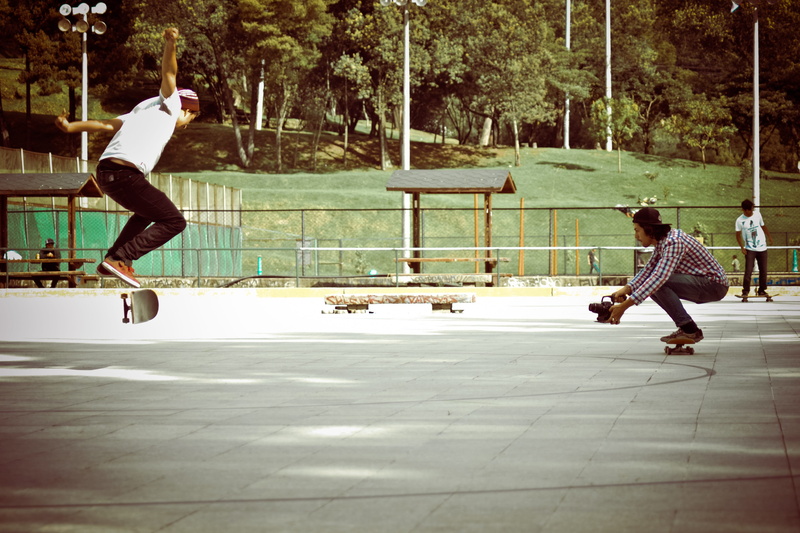 4K, women, camera, Skateboard, skill, graffiti, day, nature, vitality, jumping, wheels, footpath, Family, street, full length, flexible, plant, tree, Skate