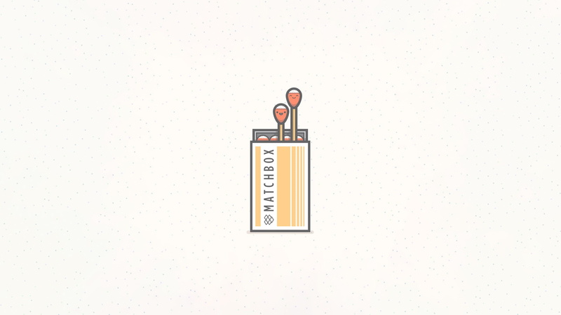 1080P, matches, illustration, minimalism, Matchbox