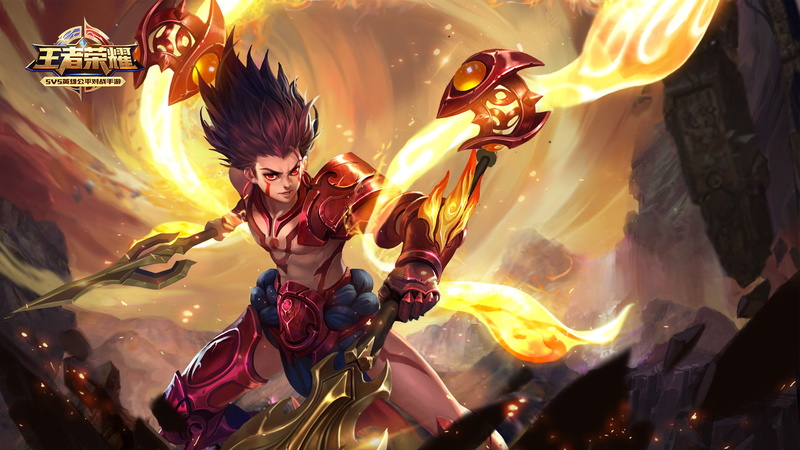 king, glory, skin, hero, li, 1080P, game, mobile, yuanfang, warrior