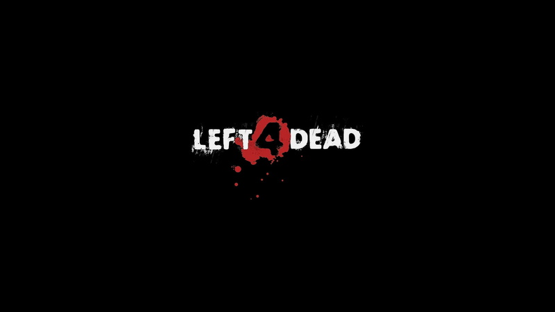 logos, Black, video, left, hd, dead, art, Left 4 Dead, background, games, 1080P, Video Games, black background
