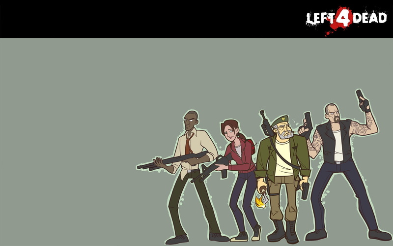 Left 4 Dead, dead, art, alternative, x, alternative art, left, 720P, hd