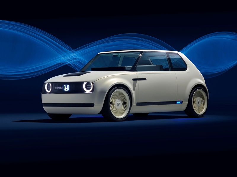 2017, 4K, 4K, Frankfurt Motor Show, Honda Urban EV Concept