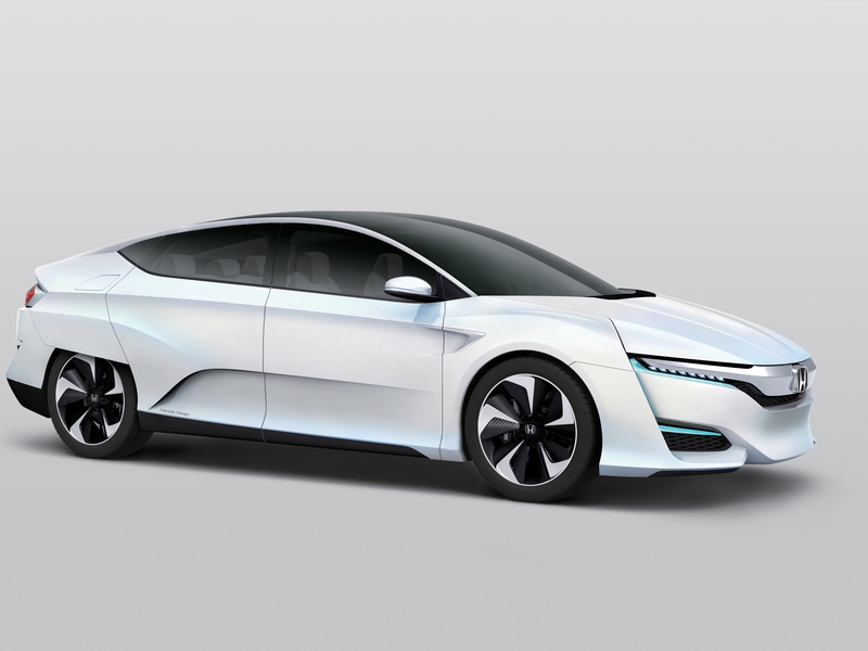 Honda FCv, test drive, sports car, Clarity, concept, electric cars, side, 4K, hydrogen, review