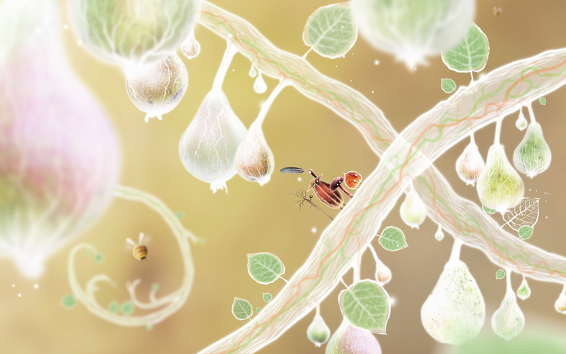adventure, graphic, botanicula, family, fantasy, 4K, point and click, bokeh