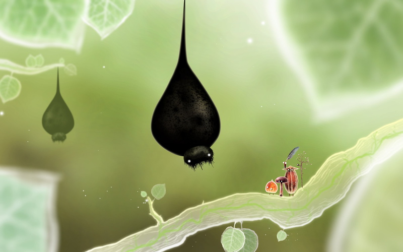 point and click, 4K, graphic, family, botanicula, adventure, fantasy, bokeh