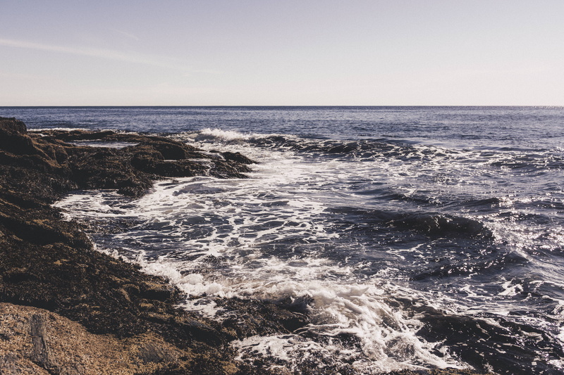 hipster, seascape, breaking, maine, horizon, sky, surf, rocky coastline, rock - object, horizon Over Water, tranquil scene, beauty in nature, solid, beach