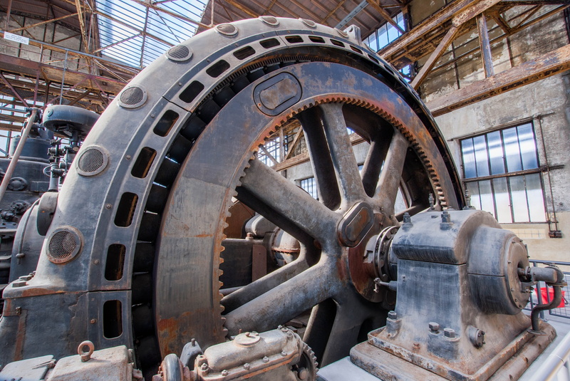 gray, day, machine, metal construction, energy, gears, metal industry, industry, equipment, inside, black, industrial equipment, steel, factory, room, industrial