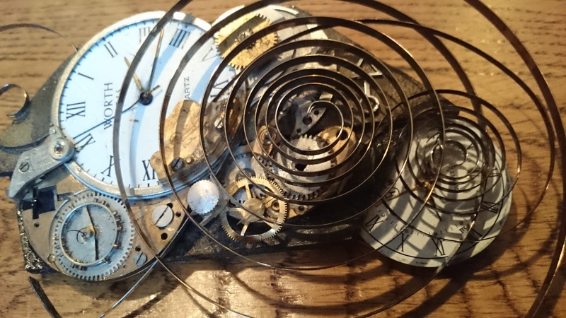 no people, steam punk, pattern, geometric shape, architecture, indoors, cog, spiral, shape, watches, art and craft, clock, time, 2K, focus on foreground