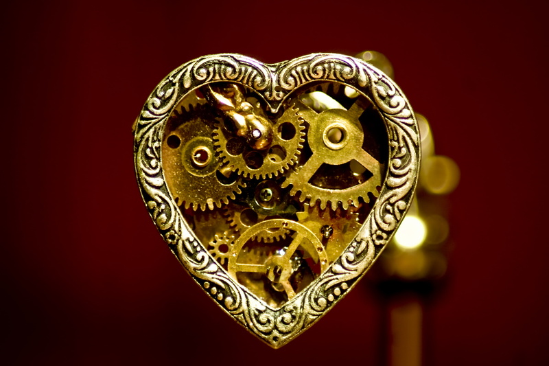 2K, mechanical, steampunk, gears, cogs, bokeh