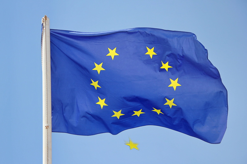 no people, brexit, gb, flag, depression - sadness, national, europe, blue, environment, international, outdoors, emotion, yellow, blue background, 4K
