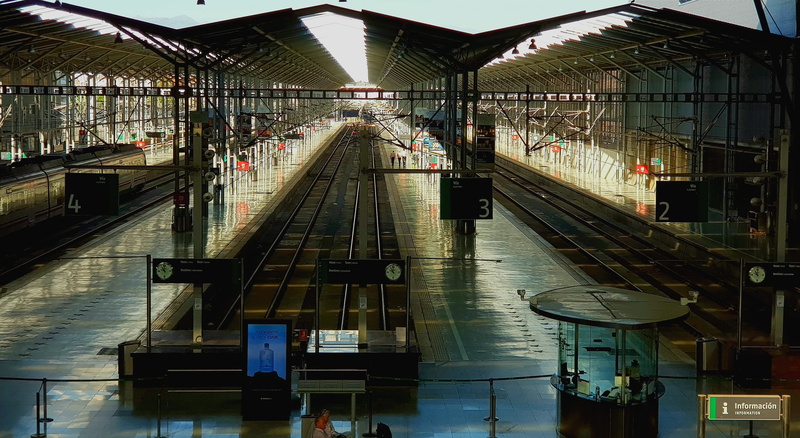 mode of transportation, track, built structure, no people, indoors, transportation, railroad track, high angle view, peña, arrivals, train - vehicle, wish