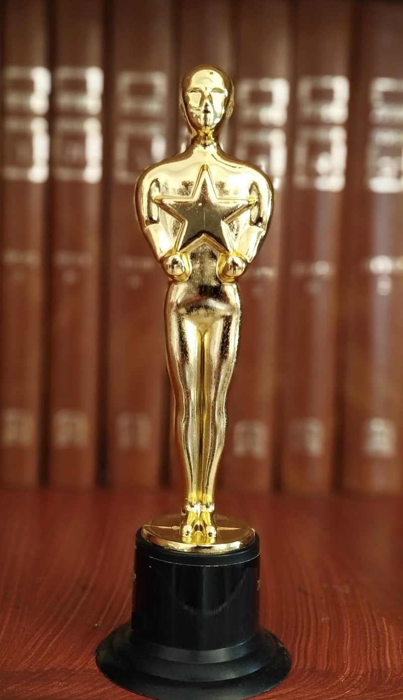 focus on foreground, human representation, trophy, win, single object, wood - material, representation, education, statue, book, hardcover book, close-up