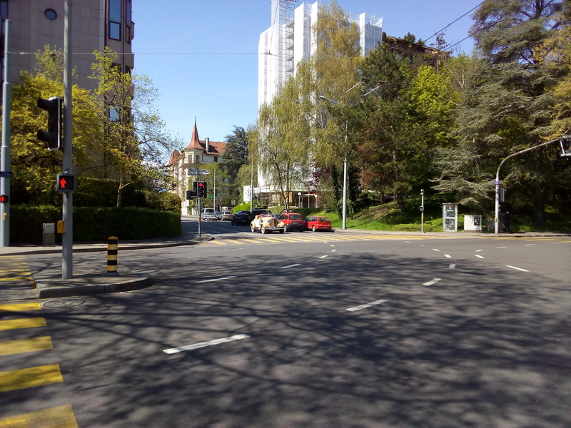 geneva, vintage, day, motor vehicle, switzerland, the way forward, car, road, traffic, nature, sky, built structure, architecture, no people, automobile