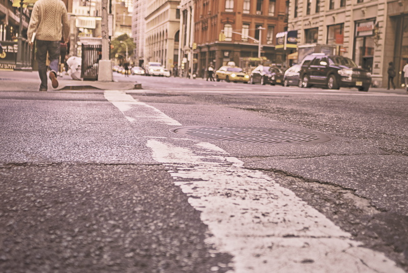 walking, road, 4K, motor vehicle, marking, person, city, grey, crossing, transportation, asphalt, sign, surface level, urban, building exterior, steps