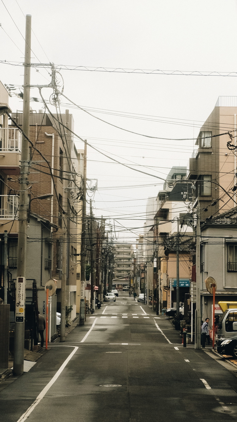 complexity, electricity, city, technology, power supply, no people, nature, japan, built structure, building exterior, building, outdoors, sign, sky, telephone line