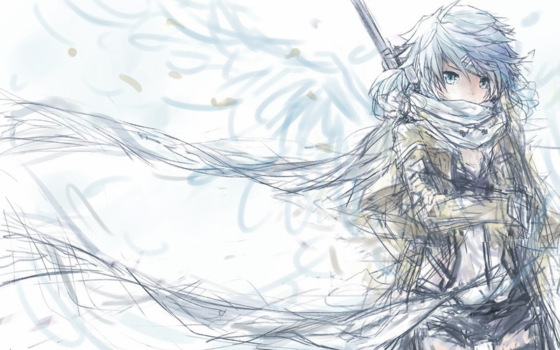 720P, Asada Shino, anime, Gun Gale Online, anime girls