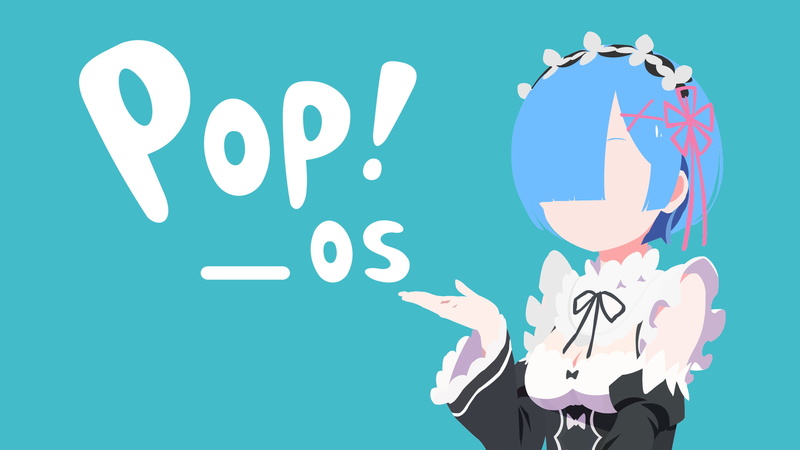 Linux, Re:Zero Kara Hajimeru Isekai Seikatsu, 2K, Pop OS, Rem(RE:life in a different world from zero)