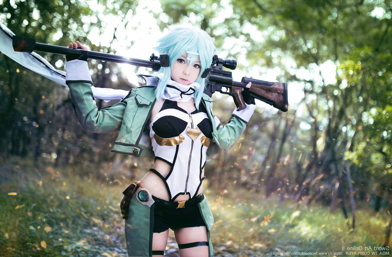 weapon, young adult, safety, Sword Art Online, 1080P, Misa TW Cosplayer, security, nature, lifestyles, cosplay, gun, one person, real people, protection
