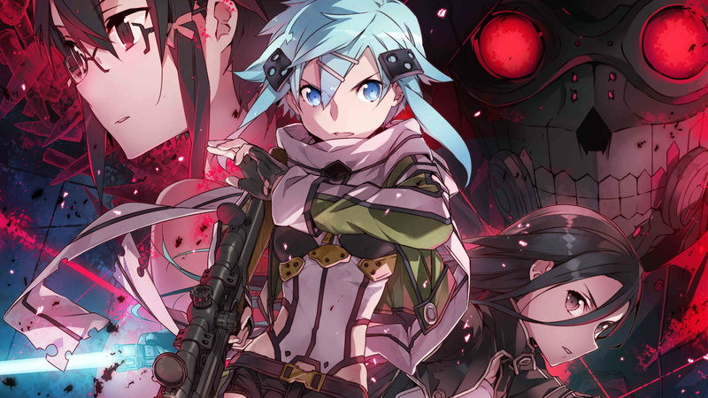 Sword Art Online II, Death Gun (Sword Art Online), 1080P, Sinon (Sword Art Online), Sword Art Online, Kirito (Sword Art Online)