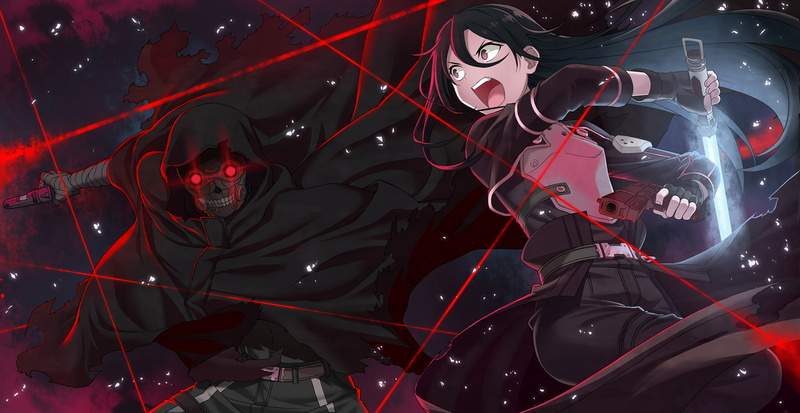 Kirito (Sword Art Online), Sword Art Online, Death Gun (Sword Art Online), 2K, Sword Art Online II