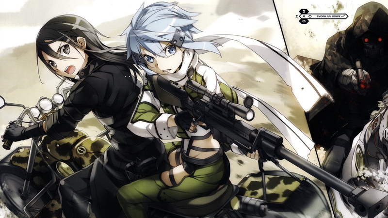 Kirito (Sword Art Online), 1080P, Sinon (Sword Art Online), Sword Art Online, Death Gun (Sword Art Online), Kazuto Kirigaya, Sword Art Online II