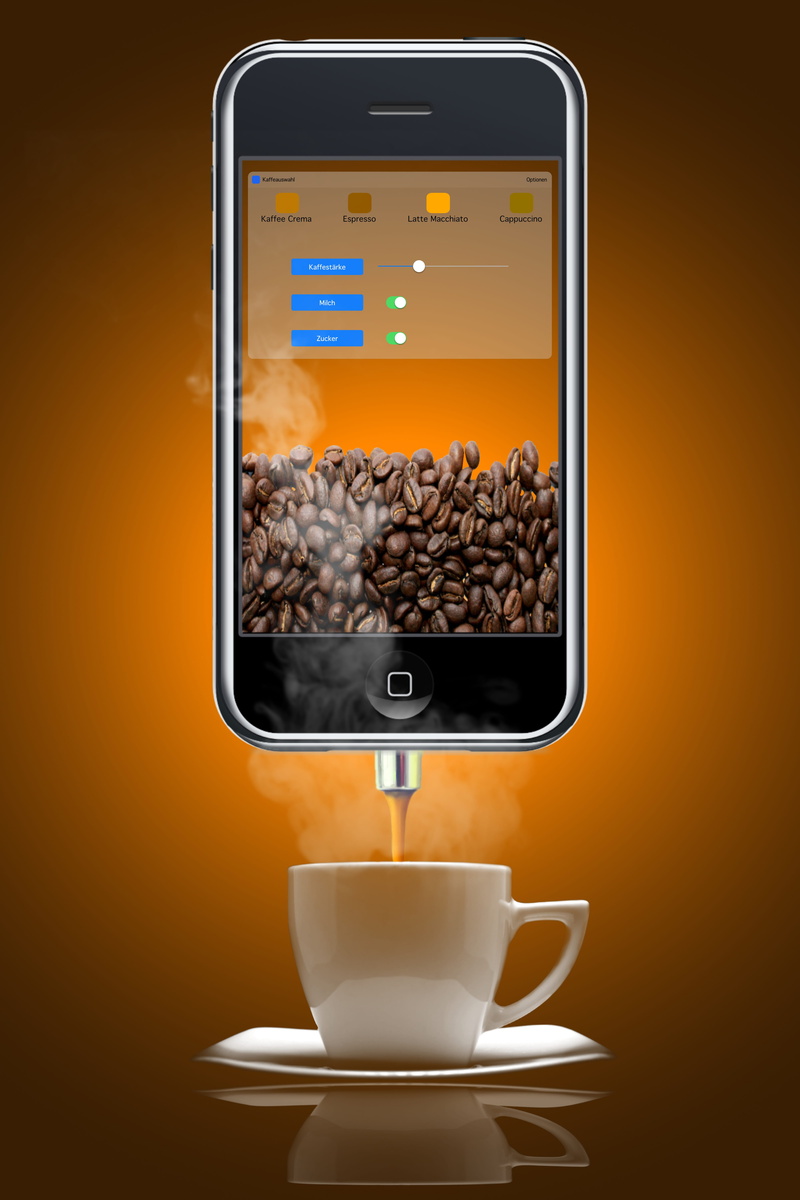 coffee, fun, refreshment, smart phone, coffee cup, cappuccino, wireless technology, close-up, cup, espresso, studio shot, communication, crockery, indoors