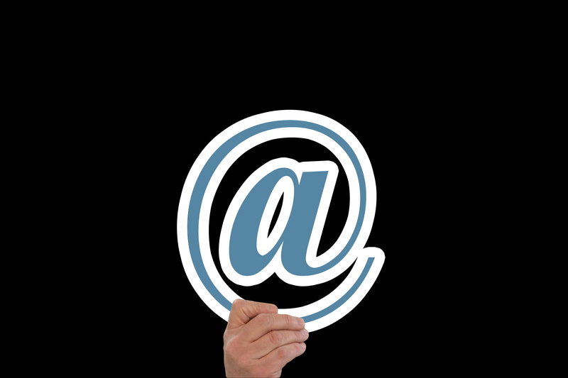 human hand, studio shot, human body part, computer, data exchange, 5K, contact, at, technology, one person, email, mail, characters, black background