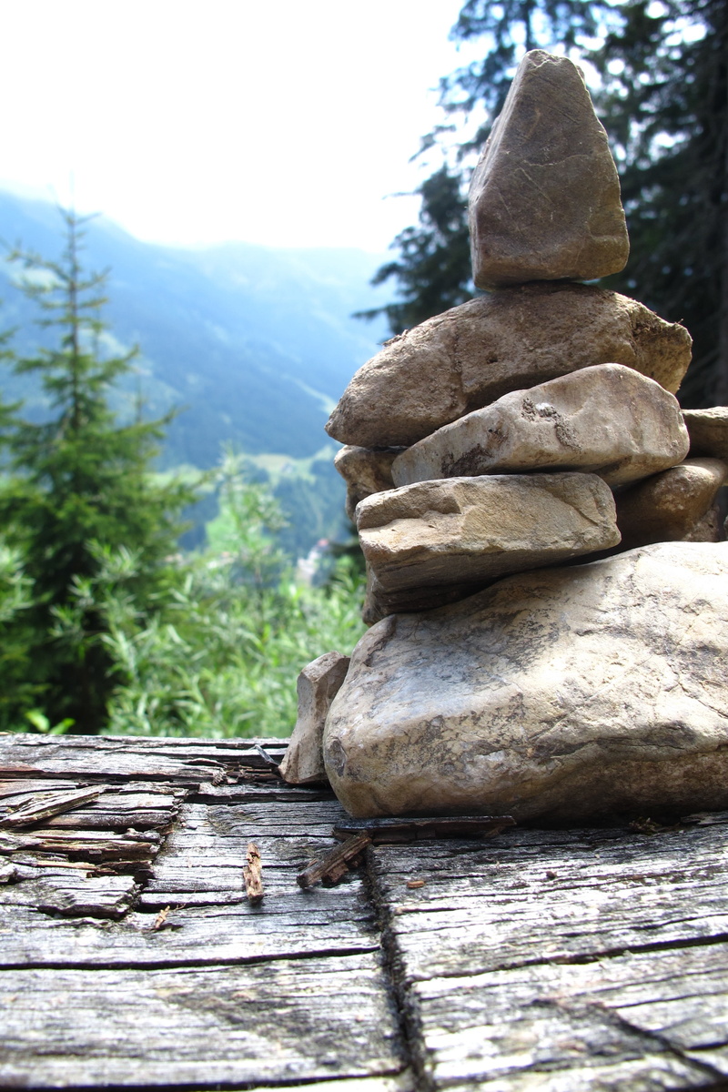 tree, stone sculpture, outdoors, stones, stone hill, forest, balance, artfully, no people, austria, mountain, tranquil scene, stone - object, rock - Object