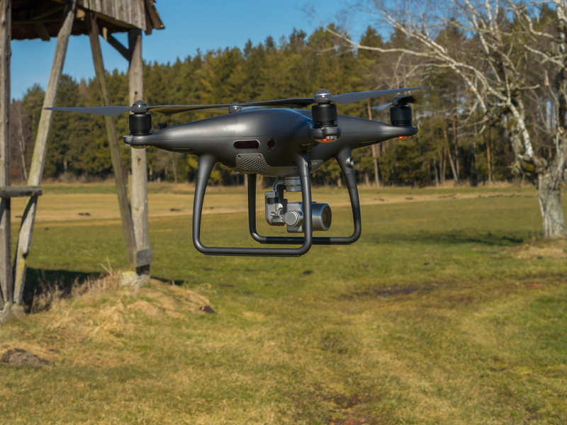 flying object, flying, trees, land, air vehicle, 4K, sky, aircraft, quadrocopter, propeller, day, clouds, non-urban scene, tree, environment, remotely controlled