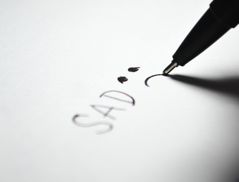 sadness, pen, handwriting, 2K, communication, studio shot, no people, copy space, paper, icon, ink, white background, sad, write, symbol, black color