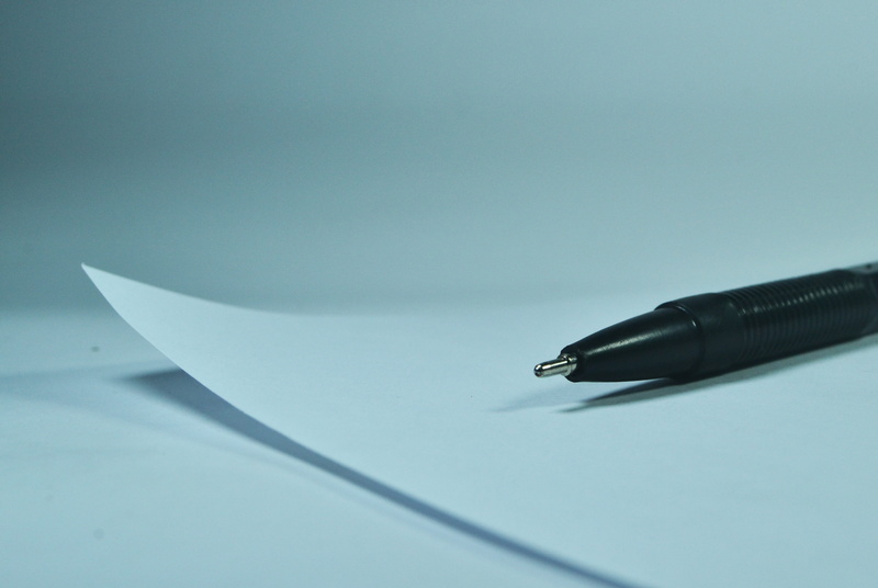 nib, mental block, silver colored, still life, colored background, high angle view, ink, no people, paperwork, signing, 2K, idea, white, business, correspondence