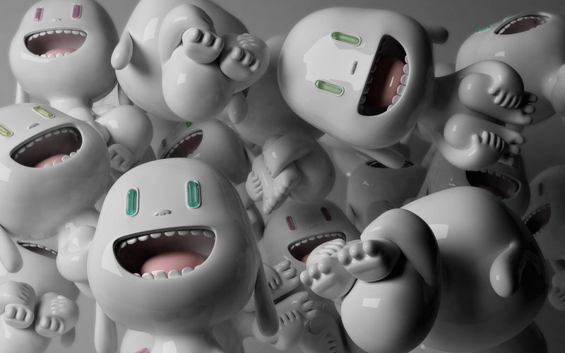3d and abstract, babies, 720P, abstract