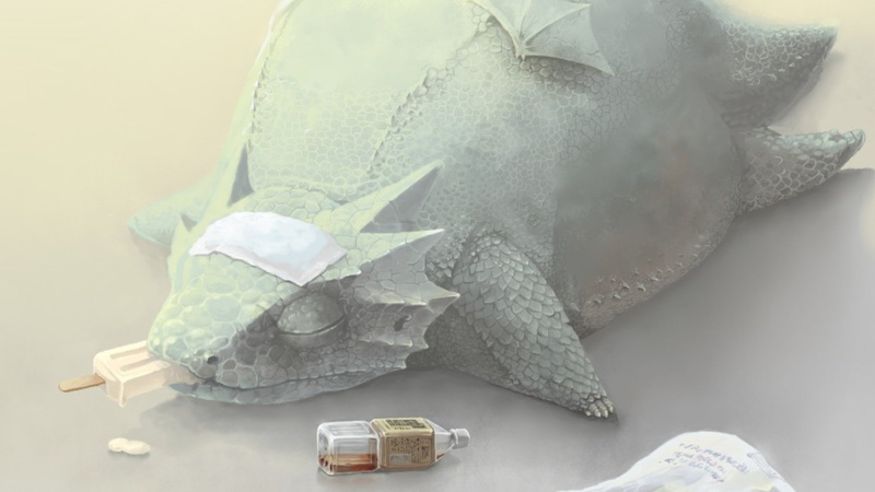 baby, fantasy, artwork, dragons, milk, hd, abstract, 1080P, art