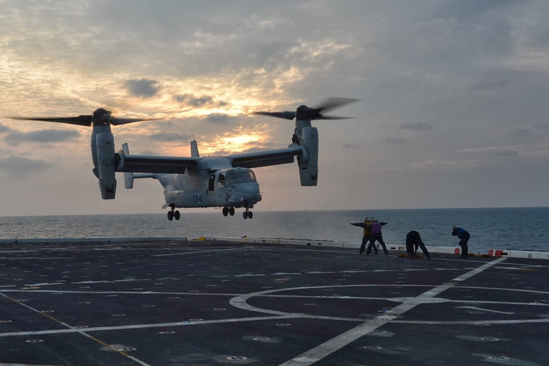 Vehicle, USS Mesa Verde, 720P, Bell Boeing V-22 Osprey, Bell Boeing, Marines, Navy, Mv-22 Osprey, Helicopter, Military Helicopters, Military