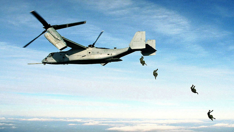 1080P, Military Helicopters, Bell Boeing V-22 Osprey