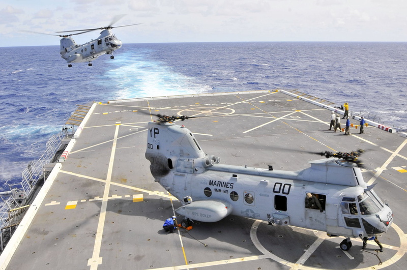Helicopter, Marines, Bell Boeing V-22 Osprey, 1080P, Military Helicopters, Aircraft, Boeing Vertol CH-46 Sea Knight