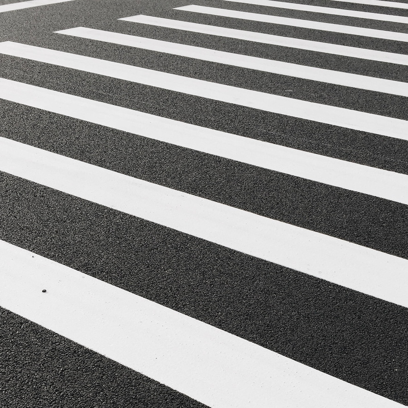 no people, asphalt, photo, city, crosswalk, line, crossing, parallel, day, lane, white color, sign, backgrounds, close, textured, concrete, 720P, road