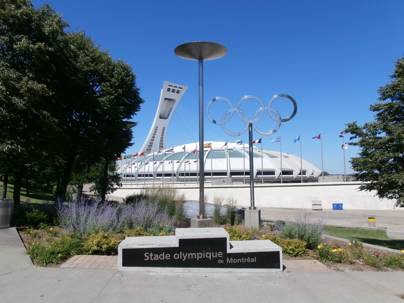 western script, architecture, nature, olympia stadium, street, sign, street light, 4K, sky, tree, clear sky, building exterior, building, city, montreal
