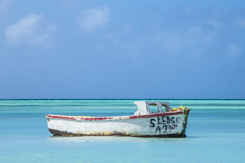no People, blue, horizon, transportation, vacations, turquoise colored, water, seascape, fishing boat, sand, summer, copy space, coast, nature, red, nautical Vessel