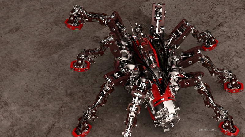 Robot, High Tech, Digital Art, 1080P, Sci Fi, Machine, CGI, 3D
