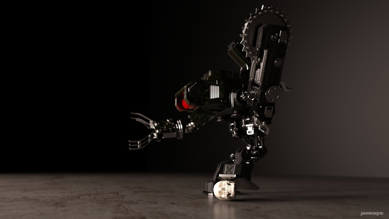 3D, 1080P, Skull, Sci Fi, CGI, Digital Art, High Tech, Robot