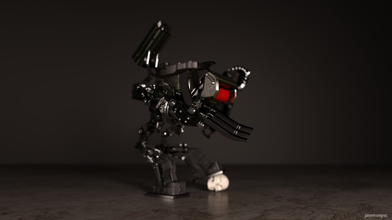 3D, CGI, 1080P, Sci Fi, Robot, High Tech, Skull, Digital Art