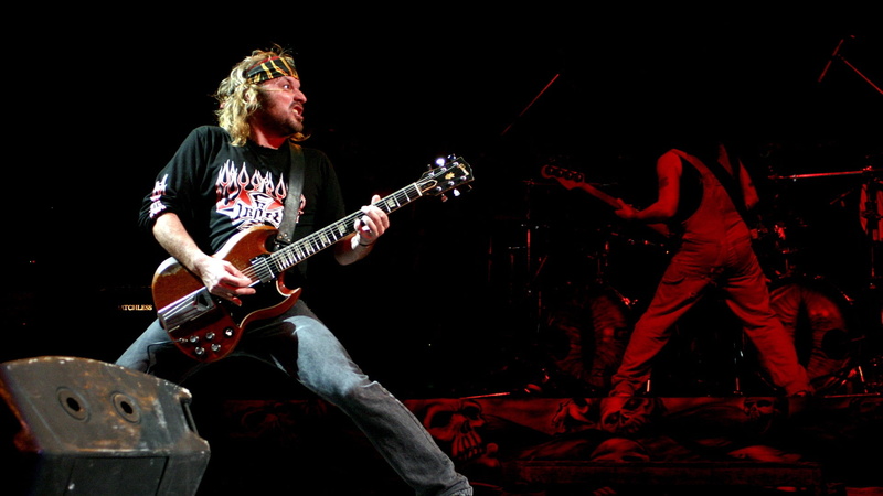 modern Rock, s, crew, scene, stage, arts culture and entertainment, men, performer, people, 1080P, guitar, color Image, black, music, heavy Metal, neck